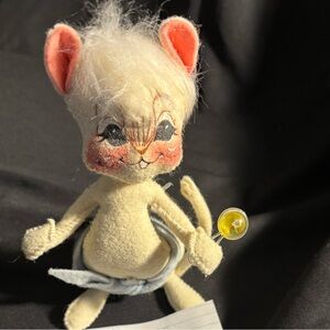 Annalee Baby Boy Mouse with Rattle